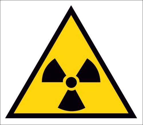Cartello Pericolo Radiazioni