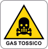 Cartello Pericolo Gas Tossico