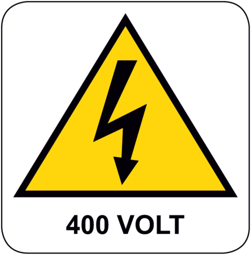 Cartello Pericolo 400 volt