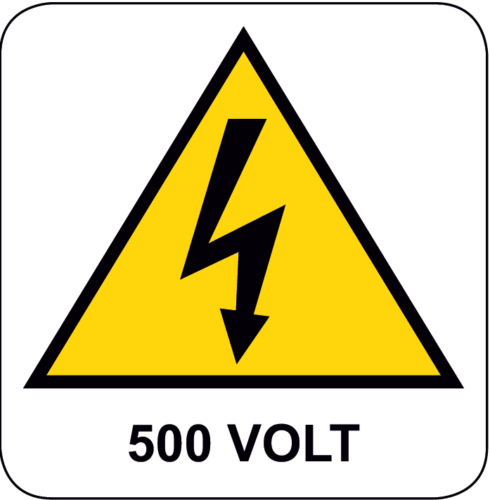 Cartello Pericolo 500 volt