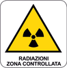 Cartello Pericolo Radiazioni Zona Controllata