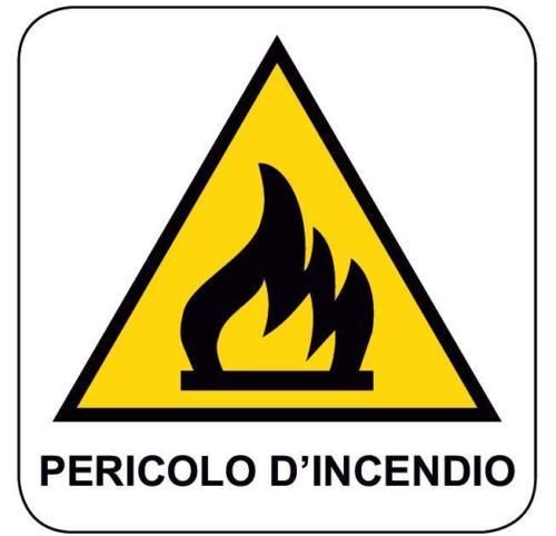 Cartello Pericolo d'incendio