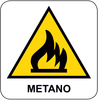 Cartello Pericolo Metano