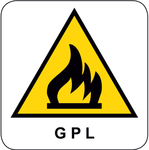Cartello Pericolo GPL