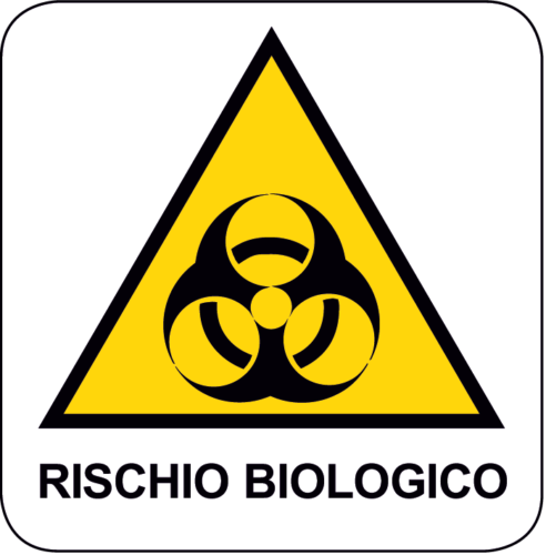 Cartello Pericolo Rischio Biologico