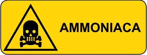 Cartello Pericolo Ammoniaca