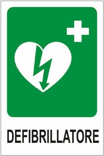 Cartello Defibrillatore
