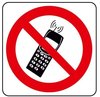 Mobile phone not allowed sign