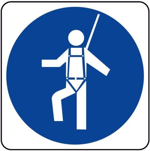 Obligation Sign Harness Required