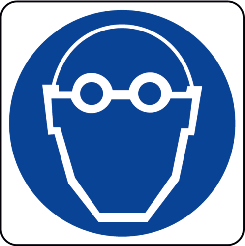 Obligation Sign Protection Glasses