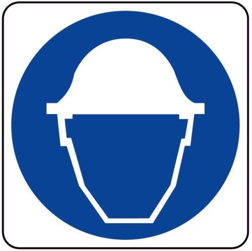 Obligation Sign Protective Helmet